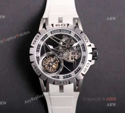 Swiss Copy Roger Dubuis Excalibur Spider Single Flying Tourbillon Watch 45mm